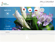 Tablet Screenshot of jardinangelica.com